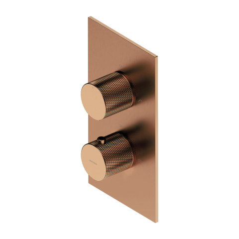 CONTOUR Termostatyczna bateria prysznicowo-wannowa podtynkowa (CT8036CPB)