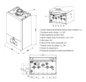 Kocioł gazowy kondensacyjny dwufunkcyjny Inidens 20/24 MI
